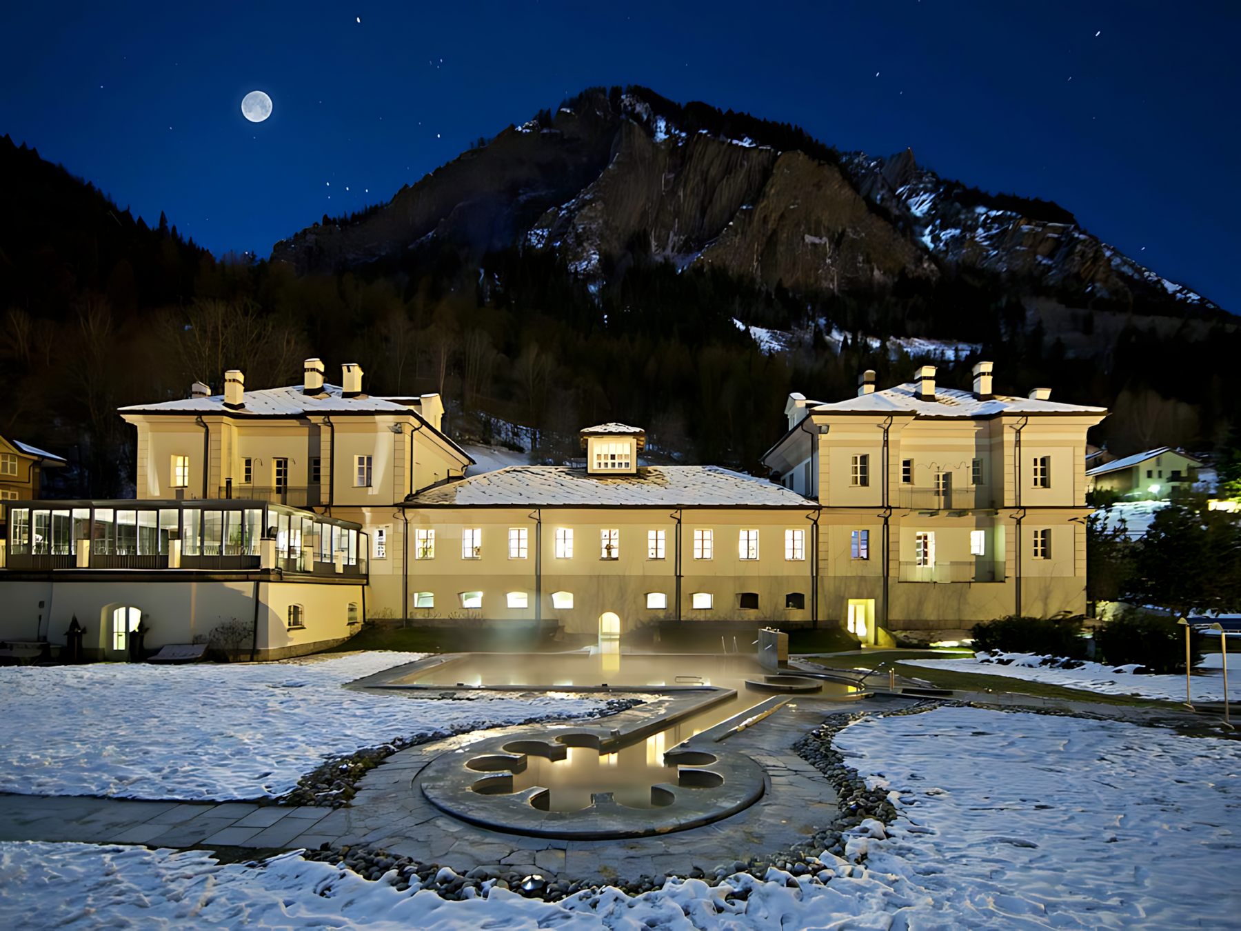 Le Terme di Pré-Saint-Didier in inverno