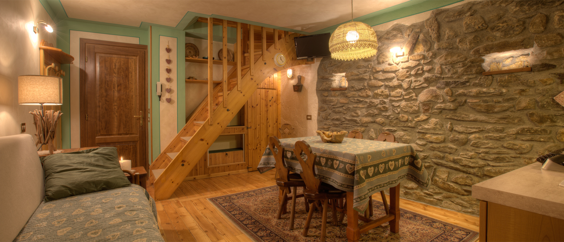 Sala dell'appartamento Noce